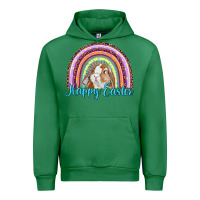 Emerald happy easter rainbow bunny Urban Hoodie - RanaPortraitStore