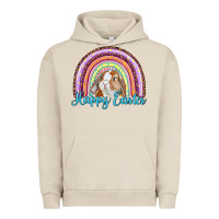 Pigment French Oak happy easter rainbow bunny Urban Hoodie - RanaPortraitStore
