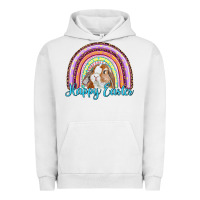 Pigment Lunar Rock happy easter rainbow bunny Urban Hoodie - RanaPortraitStore
