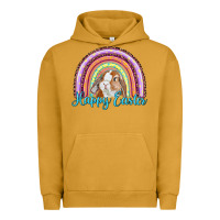Pigment Peanut Butter happy easter rainbow bunny Urban Hoodie - RanaPortraitStore