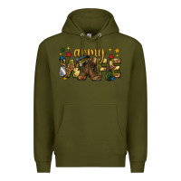 Army Green army wife western Premium Hoodie - texasbilliewilder