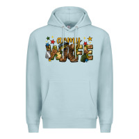 Blue Mist army wife western Premium Hoodie - texasbilliewilder