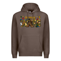 Coffee army wife western Premium Hoodie - texasbilliewilder