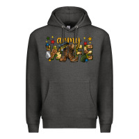 Charcoal Heather army wife western Premium Hoodie - texasbilliewilder