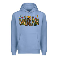 Colony Blue army wife western Premium Hoodie - texasbilliewilder