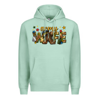 Seafoam army wife western Premium Hoodie - texasbilliewilder