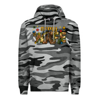 Slate Camo army wife western Premium Hoodie - texasbilliewilder