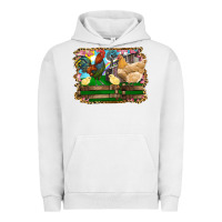Pigment Lunar Rock Happy easter rooster chicken and chick Urban Hoodie - RanaPortraitStore