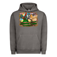 Pigment Tornado Happy easter rooster chicken and chick Urban Hoodie - RanaPortraitStore