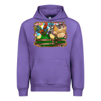 Tulip Happy easter rooster chicken and chick Urban Hoodie - RanaPortraitStore