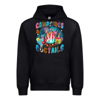 Black campfires and coctails Urban Hoodie - Zillion Design Studio