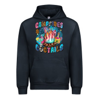Navy campfires and coctails Urban Hoodie - Zillion Design Studio