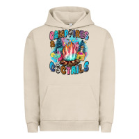 Pigment French Oak campfires and coctails Urban Hoodie - Zillion Design Studio