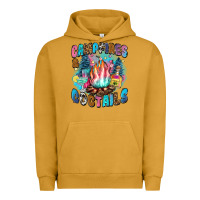 Pigment Peanut Butter campfires and coctails Urban Hoodie - Zillion Design Studio