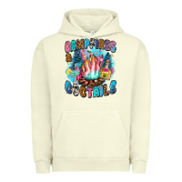 Pigment Pistachio campfires and coctails Urban Hoodie - Zillion Design Studio