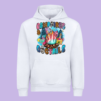 Campfires And Coctails Urban Hoodie Designed By Zillion Design Studio
