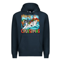 Navy merry cruisemas Premium Hoodie - Zillion Design Studio