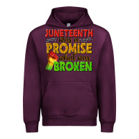 Mauve Wine juneteenth was a promise what was broken Urban Hoodie - texasbilliewilder