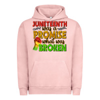 Pigment Salmon juneteenth was a promise what was broken Urban Hoodie - texasbilliewilder