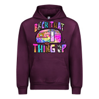 Mauve Wine back that thing up Urban Hoodie - Zillion Design Studio