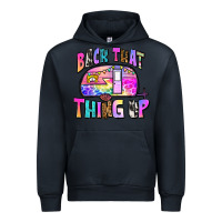 Navy back that thing up Urban Hoodie - Zillion Design Studio
