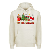 Oatmeal Heather 'tis the season christmas Premium Hoodie - Zillion Design Studio