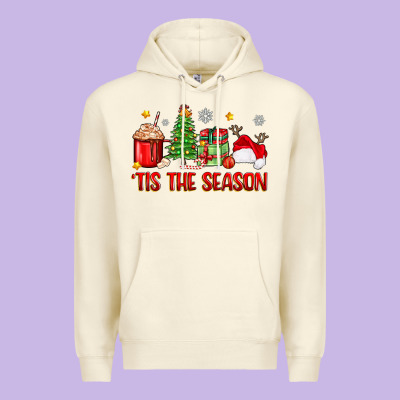 'tis The Season Christmas Premium Hoodie Designed By Zillion Design Studio