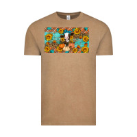 Vintage Coffee Fall cow Vintage Tee - Artiststas