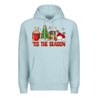 Blue Mist 'tis the season christmas Premium Hoodie - Zillion Design Studio