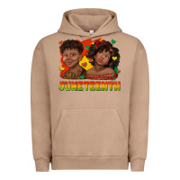 Pigment Burro juneteenth with afro black kids Urban Hoodie - texasbilliewilder
