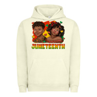 Pigment Pistachio juneteenth with afro black kids Urban Hoodie - texasbilliewilder