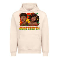 Sandshell juneteenth with afro black kids Urban Hoodie - texasbilliewilder