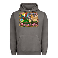 Pigment Tornado happy easter rooster chicken and chick Urban Hoodie - RanaPortraitStore