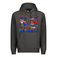 Charcoal Heather back it up terry put it in reverse billie wilder Premium Hoodie - texasbilliewilder