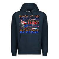 Navy back it up terry put it in reverse billie wilder Premium Hoodie - texasbilliewilder