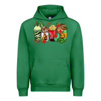 Emerald tiger coffee cups Urban Hoodie - Zillion Design Studio