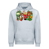 Heather Grey tiger coffee cups Urban Hoodie - Zillion Design Studio