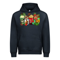 Navy tiger coffee cups Urban Hoodie - Zillion Design Studio