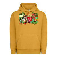 Pigment Peanut Butter tiger coffee cups Urban Hoodie - Zillion Design Studio