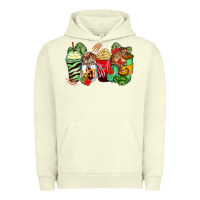 Pigment Pistachio tiger coffee cups Urban Hoodie - Zillion Design Studio