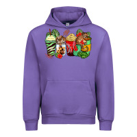 Tulip tiger coffee cups Urban Hoodie - Zillion Design Studio