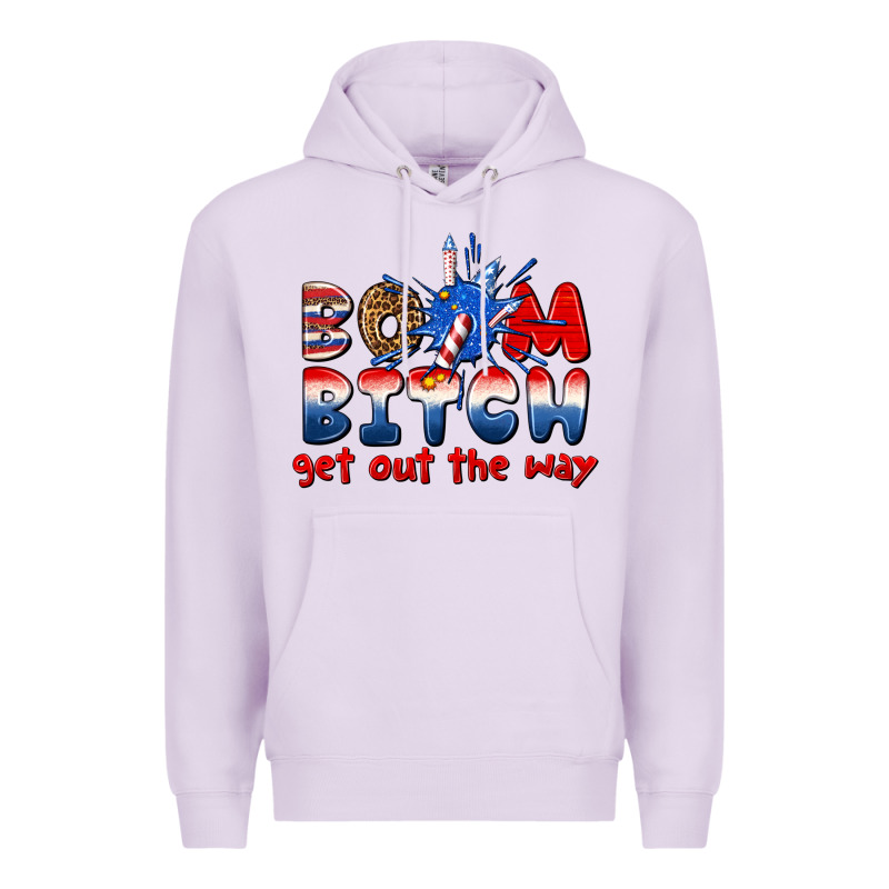 Boom Bitch Get Out The Way Premium Hoodie by texasbilliewilder | Teevron