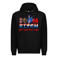 Black boom bitch get out the way Premium Hoodie - texasbilliewilder