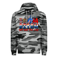 Slate Camo boom bitch get out the way Premium Hoodie - texasbilliewilder
