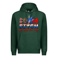 Sports Green boom bitch get out the way Premium Hoodie - texasbilliewilder