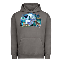 Pigment Tornado wolf coffee cups Urban Hoodie - Zillion Design Studio