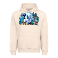 Sandshell wolf coffee cups Urban Hoodie - Zillion Design Studio