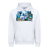 White wolf coffee cups Urban Hoodie - Zillion Design Studio