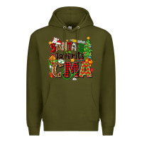 Army Green santa's favorite cma Premium Hoodie - Zillion Design Studio