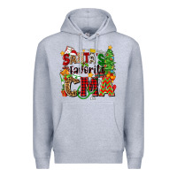 Heather Grey santa's favorite cma Premium Hoodie - Zillion Design Studio